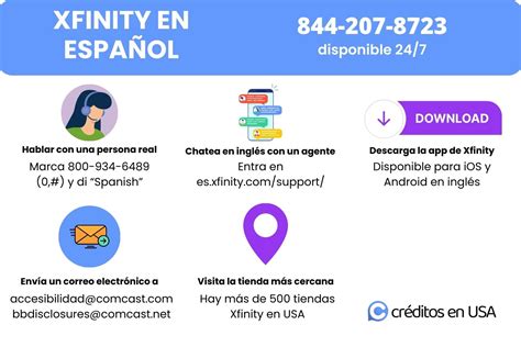 xfinity servicio al cliente español.